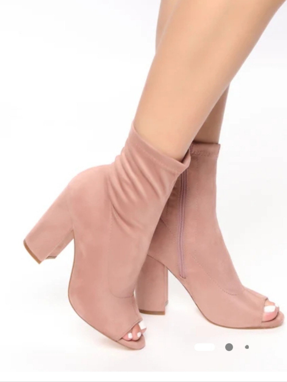 Open Toe Booties